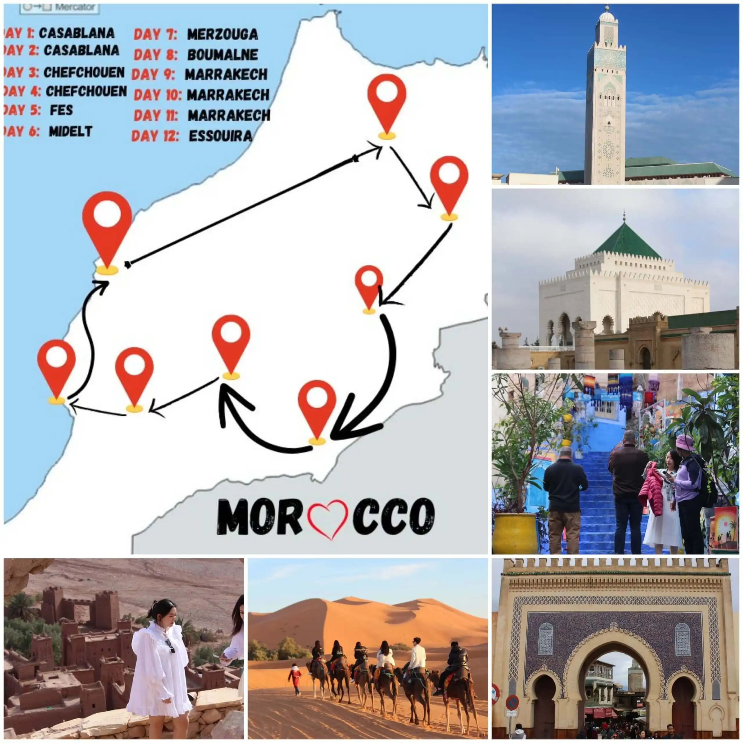 12 day tour from casablanca
