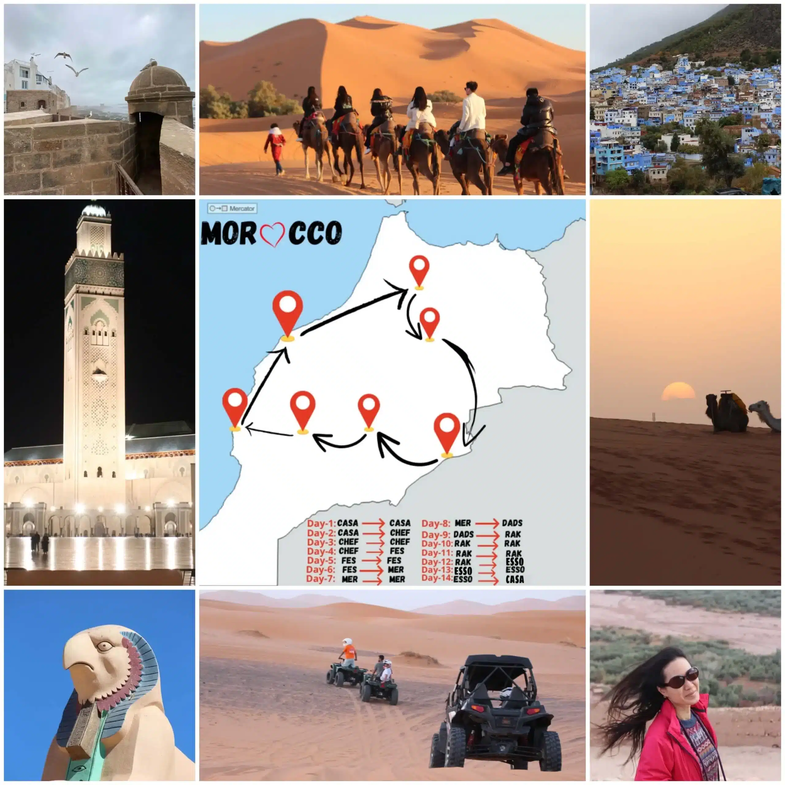 14 day tour from casablanca