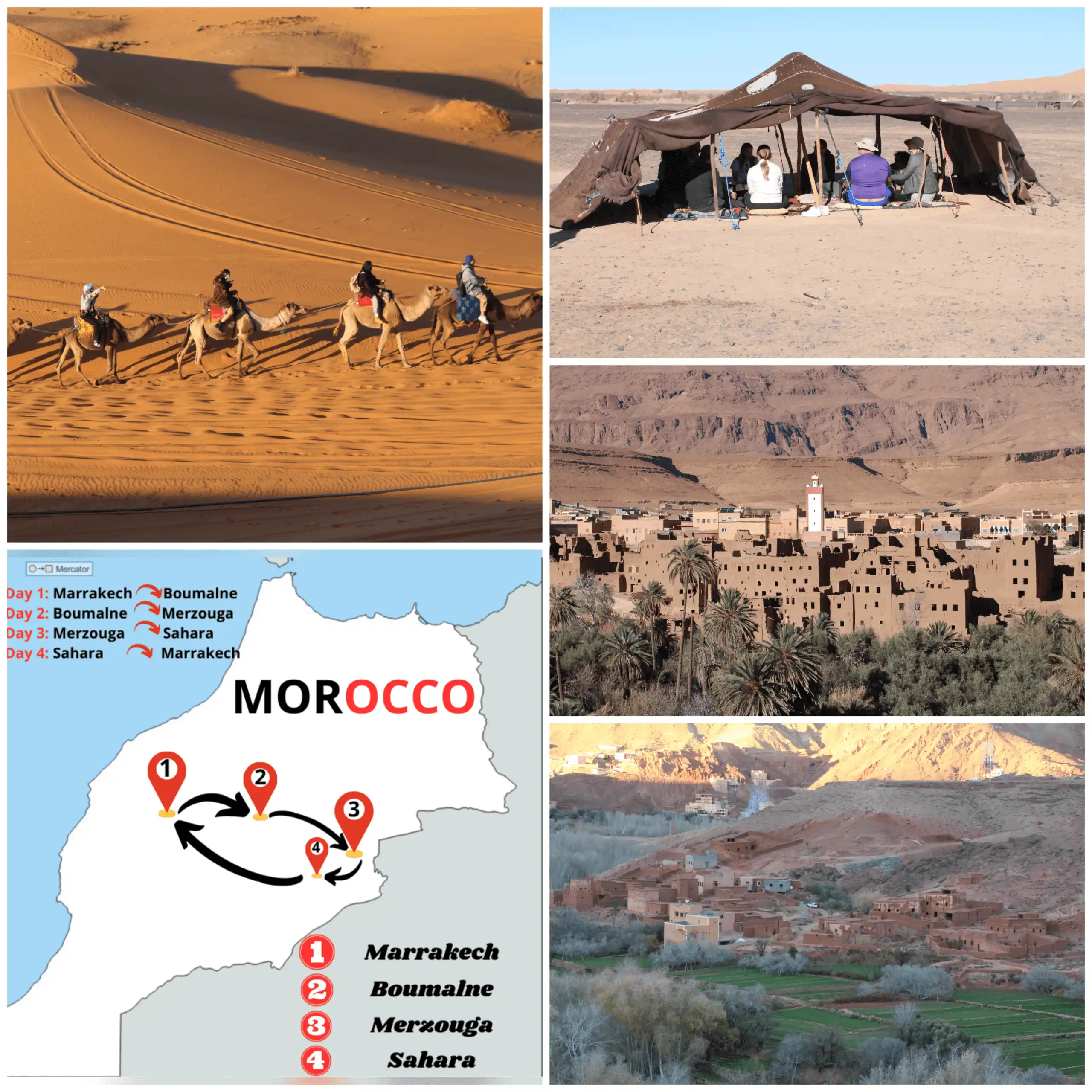 4 day tour marrakech to merzouga